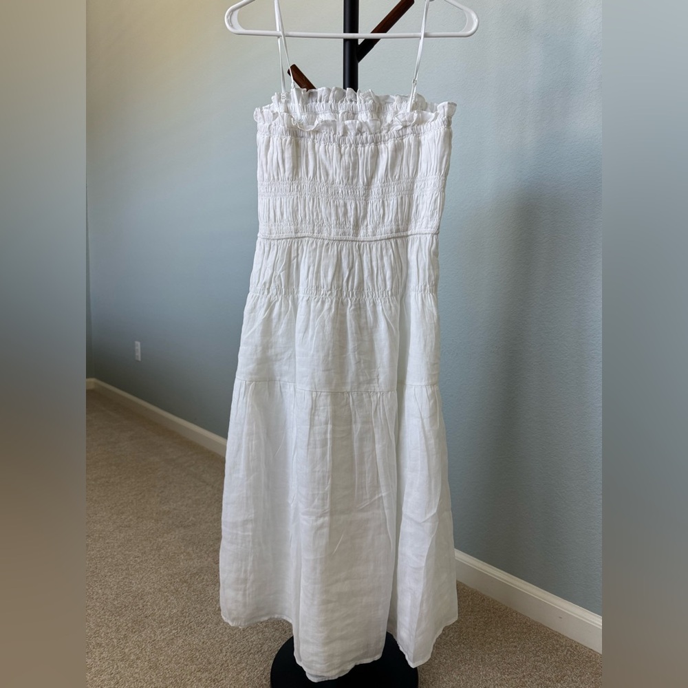 Frame Strapless Dress in White size Small - Picture 2 of 2